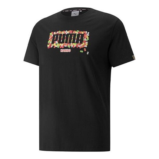 

Футболка x haribo printing round-neck tee black Puma, черный