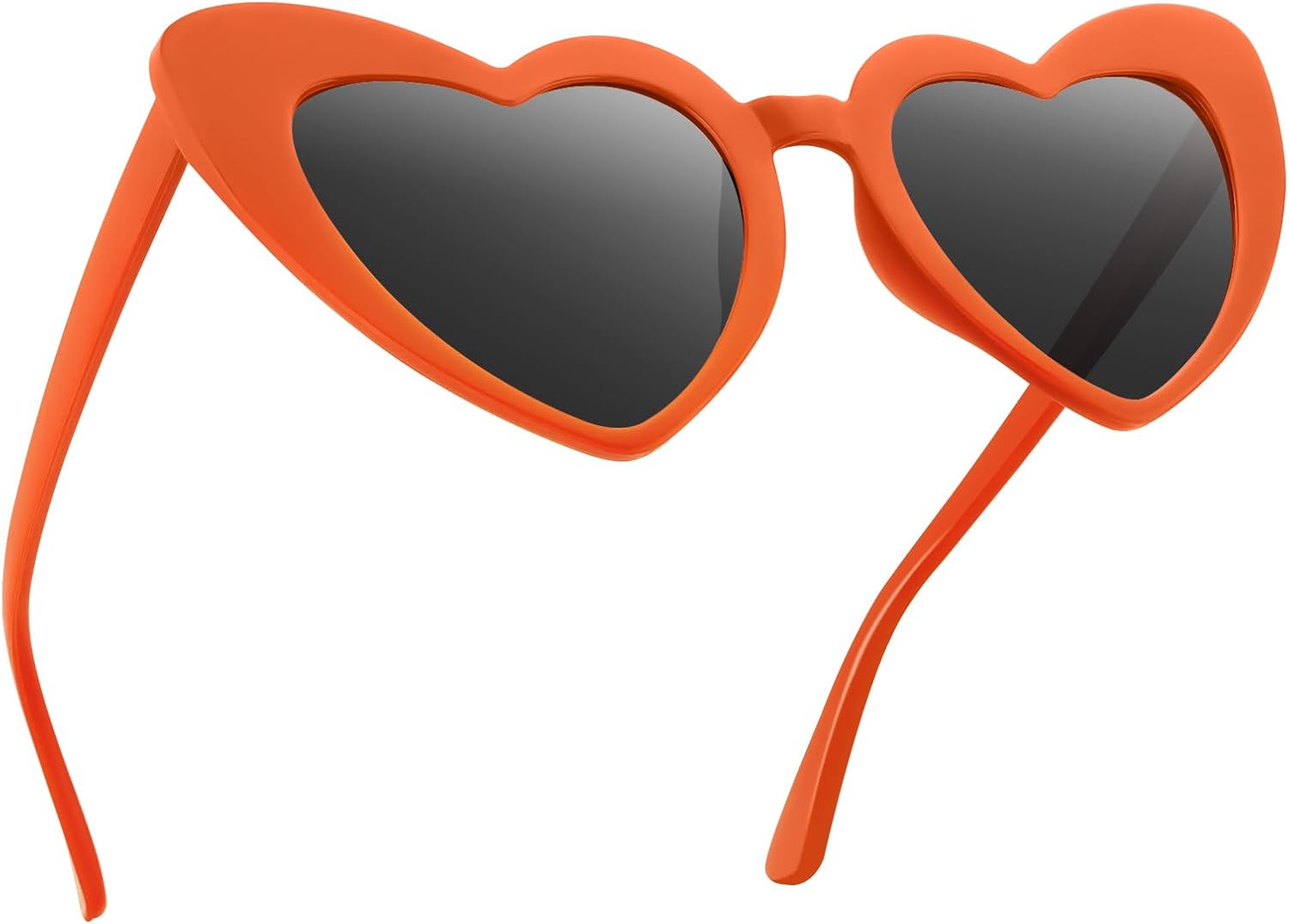 

Солнцезащитные очки в форме сердца для женщин, очки на Хэллоуин, свадебные аксессуары, радужные аксессуары, аксессуары на День святого Валентина, вечеринка Karyllena, Orange