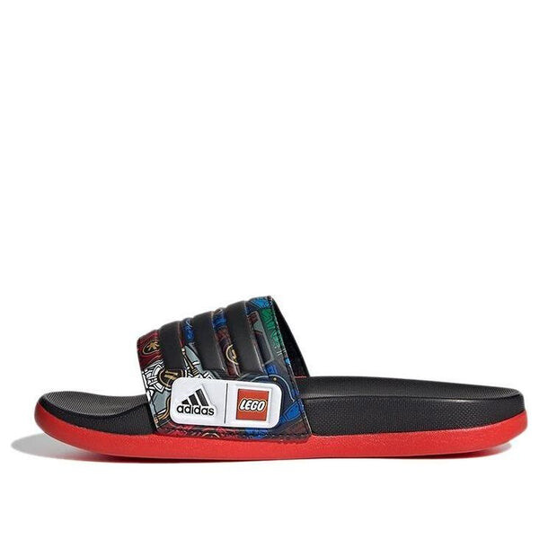 

Тапочки lego x adilette комфорт к Adidas, черный