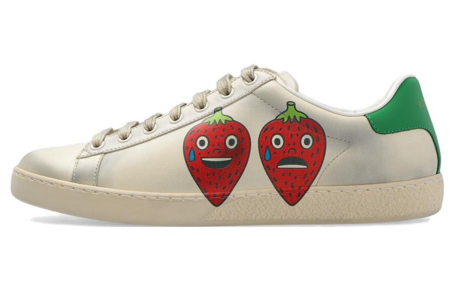 Кроссовки женские Gucci Skateboard, белый