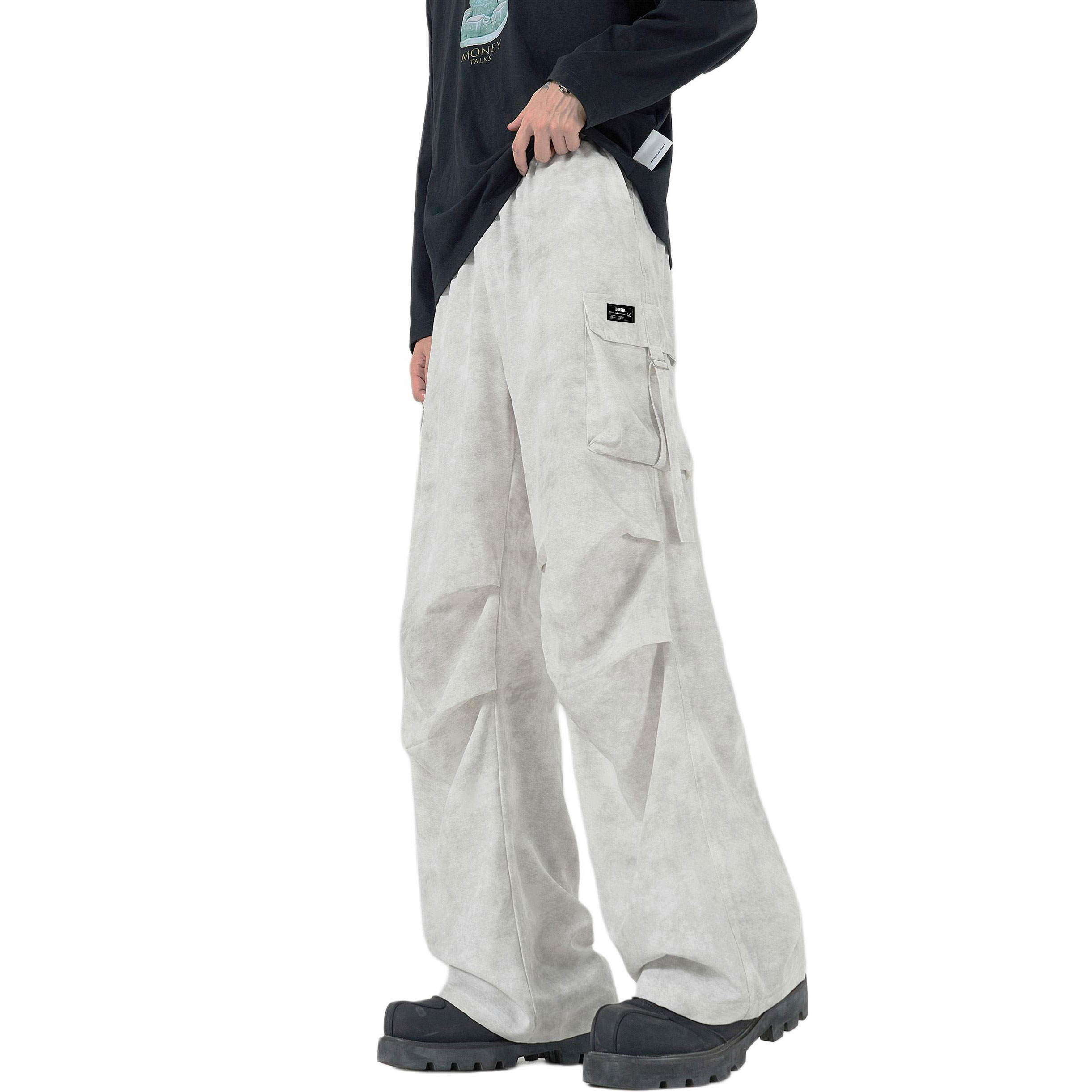 

Кargo-брюки Unisex Moderate ZIAREL, белый[removable logo]