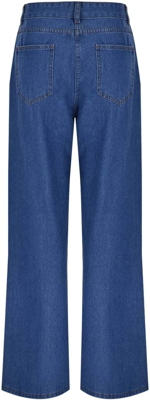 Джинсы для женщин High Waist Straight Leg — фото 2