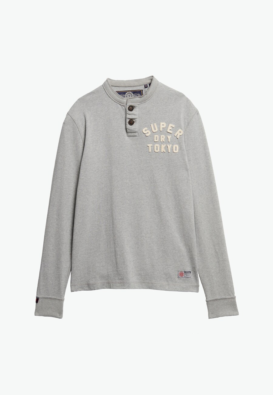 

Рубашка Superdry, светло-серый