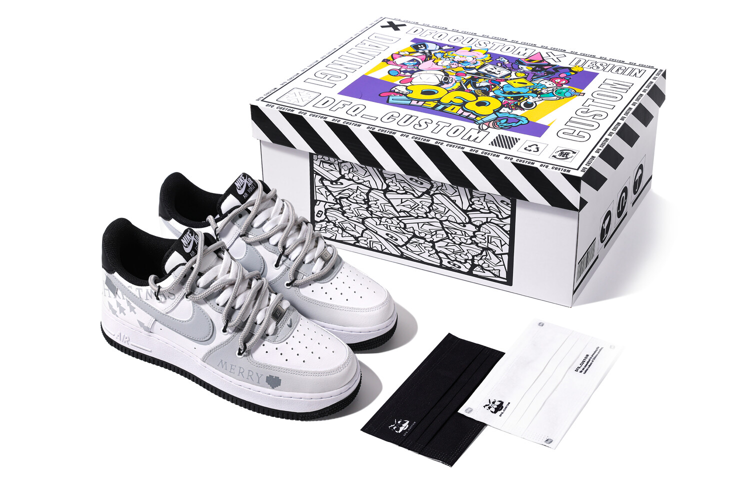 

Женские кроссовки для скейтбординга Nike Air Force 1, Light Gray