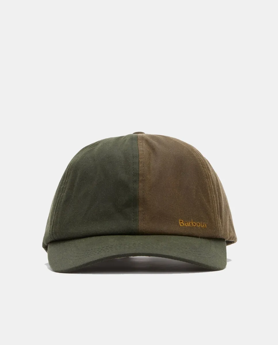 

Кепка из вощеного хлопка Barbour, зеленый