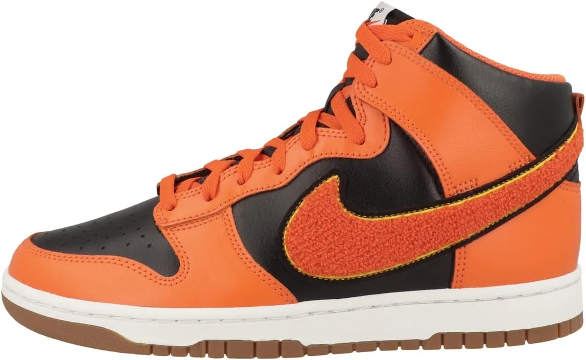 Мужские кроссовки NIKE Mid Dunk High, черный/золотой