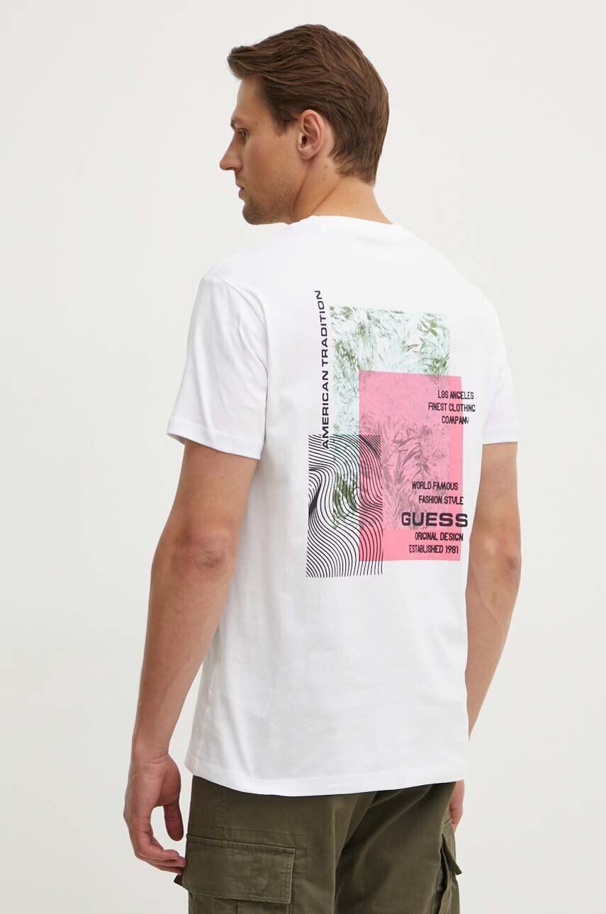 

Футболка Guess из хлопка, белый