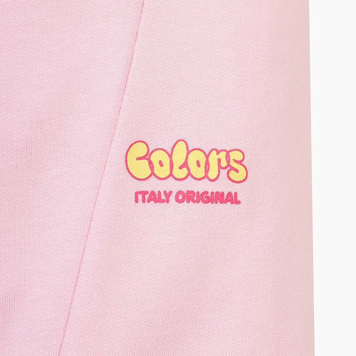 Детские розовые тренировочные брюки с графикой от Benetton Kids — фото 4