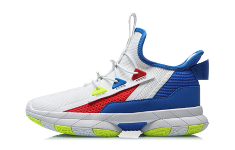 

Детские баскетбольные кроссовки GS Mid-top белые/синие Lining Young