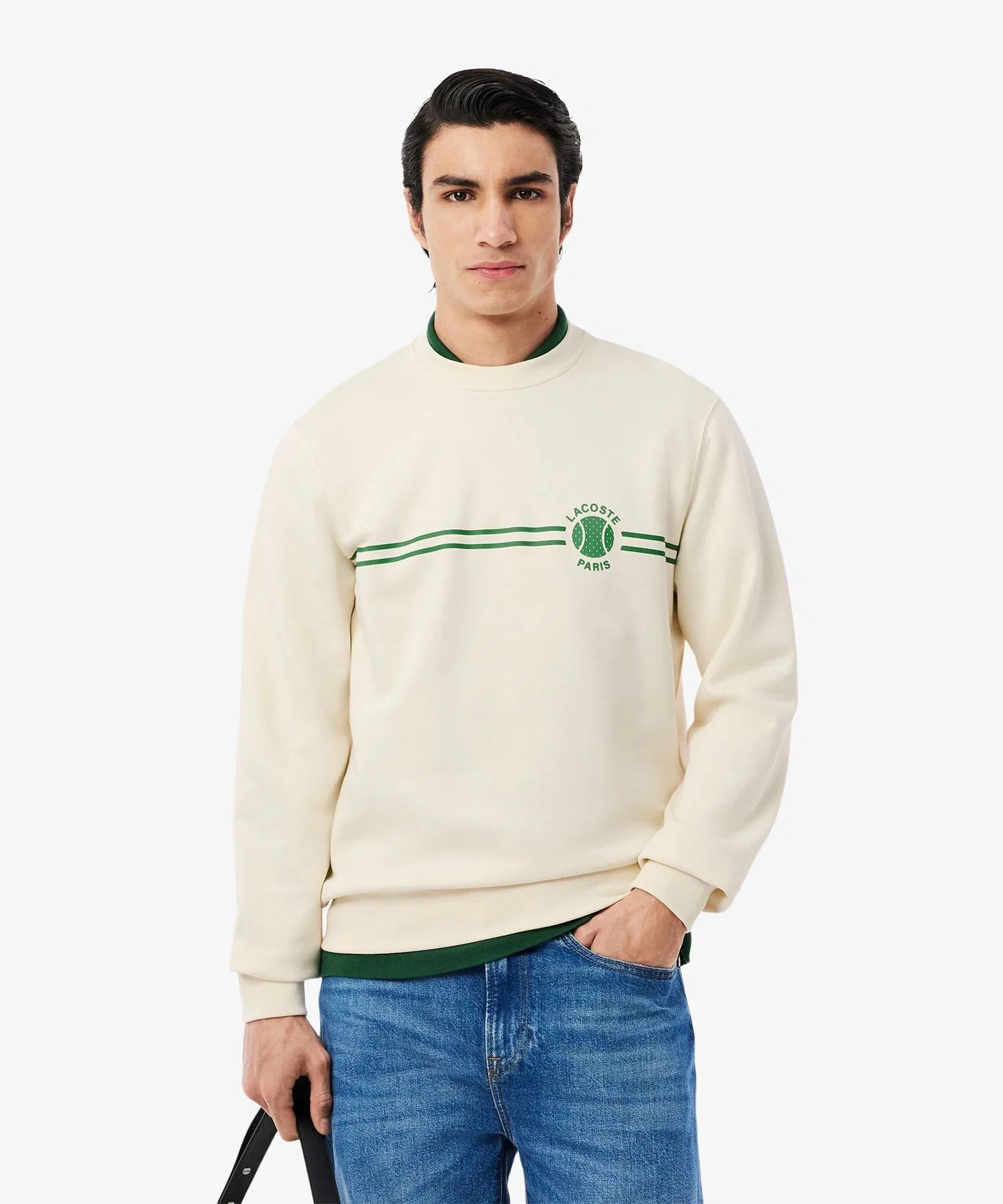 Свитшот Heritage Tennis Design, полосатый, однотонный