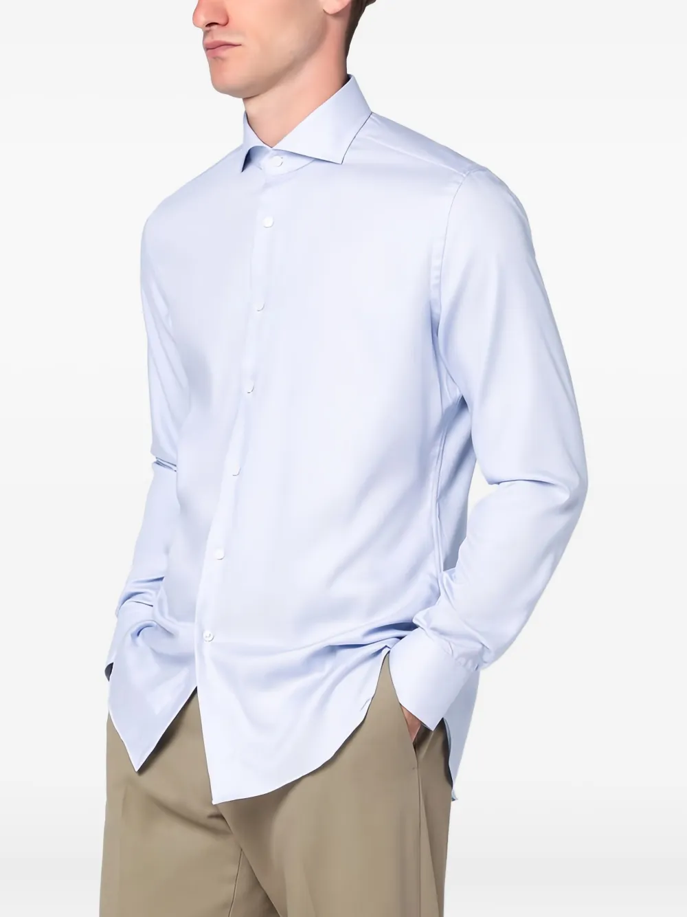 

Рубашка с длинными рукавами Xacus, синий