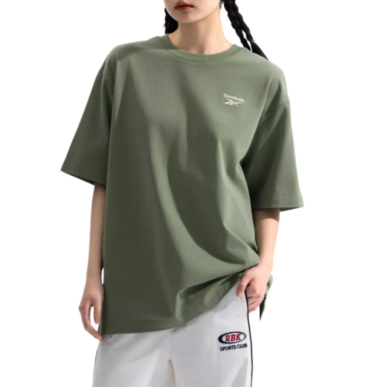 

Футболка унисекс светло-армейский зеленый Reebok