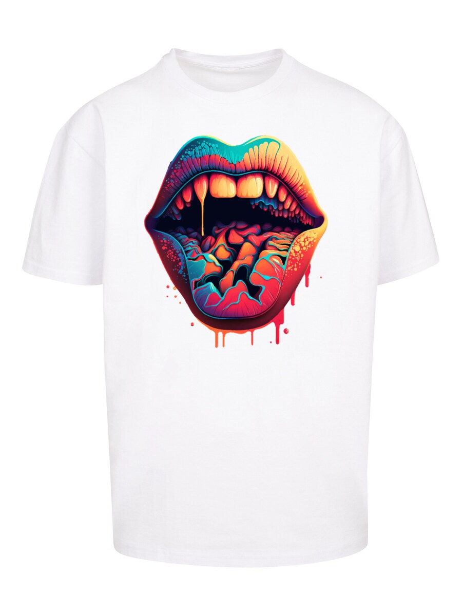 

Рубашка F4NT4STIC Drooling Lips, белый