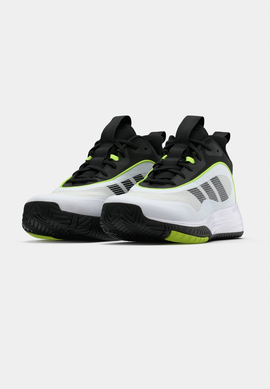 Кроссовки Adidas Performance OWNTHEGAME 3.0, Footwear White/Core Black/Lucid Lemon/White — фото 3