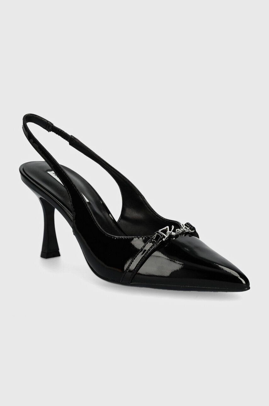 

Кожаные туфли на каблуке Karl Lagerfeld SIENNA, черный