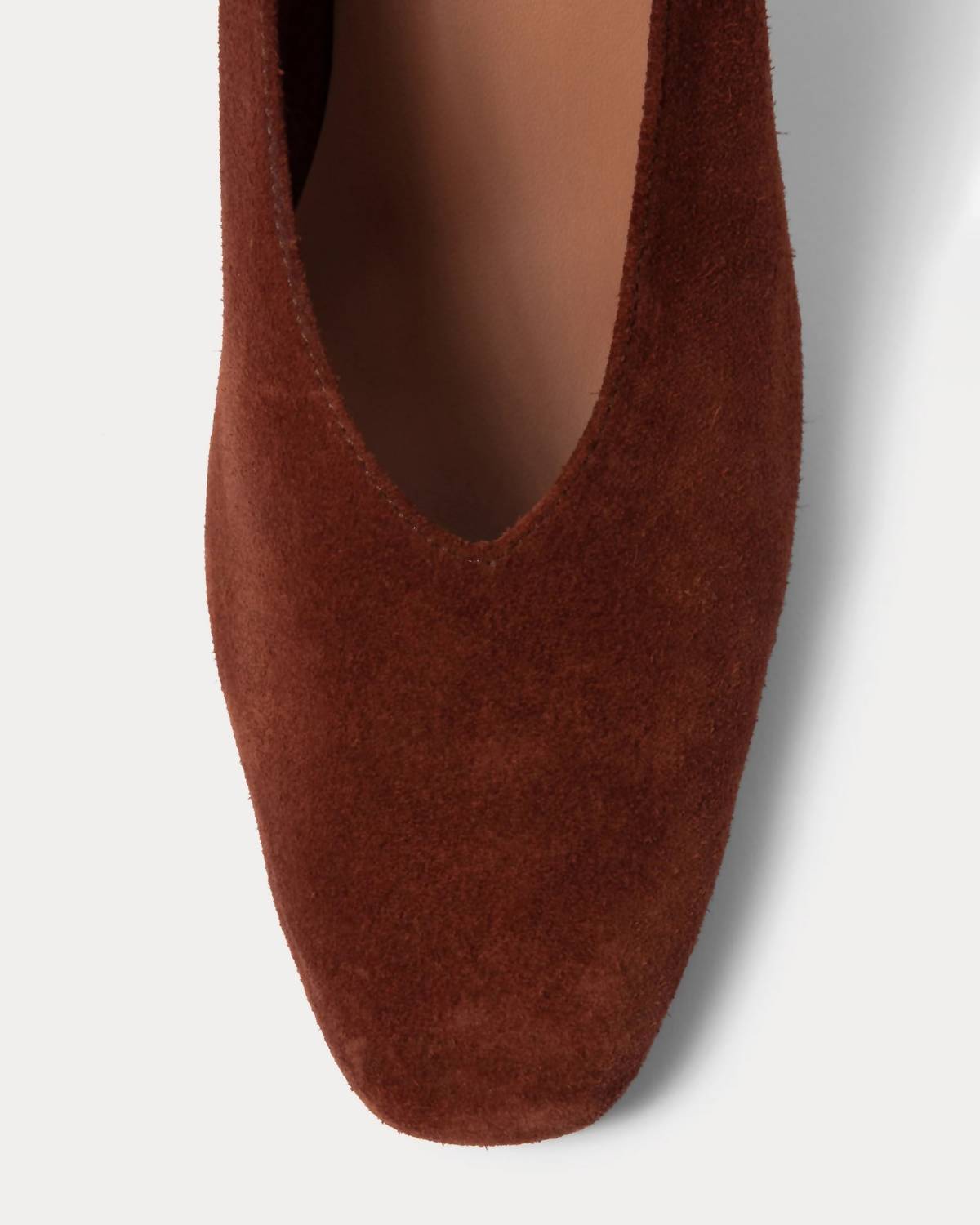 Женские замшевые туфли Chloris на устойчивом каблуке, цвет виски RACHEL COMEY, Whiskey — фото 3