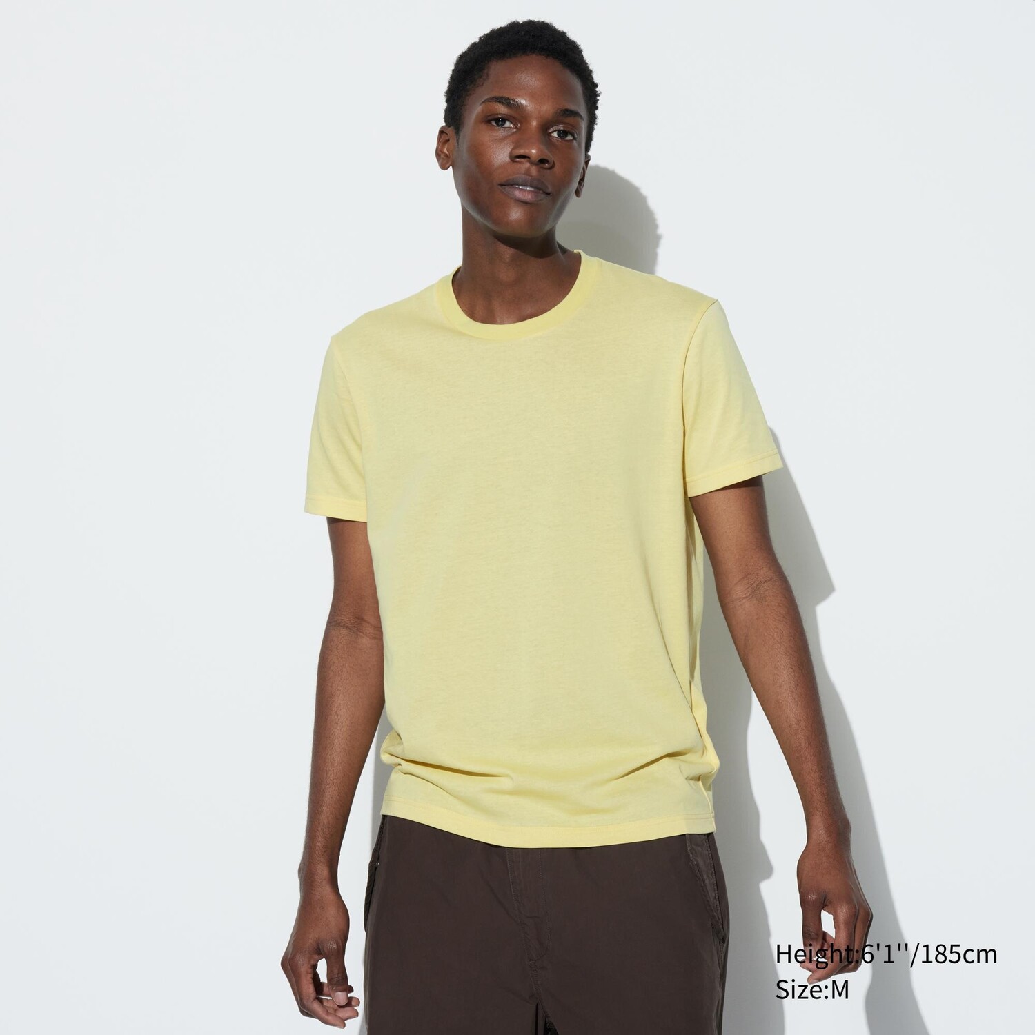 

Футболка DRY с круглым вырезом UNIQLO, желтый