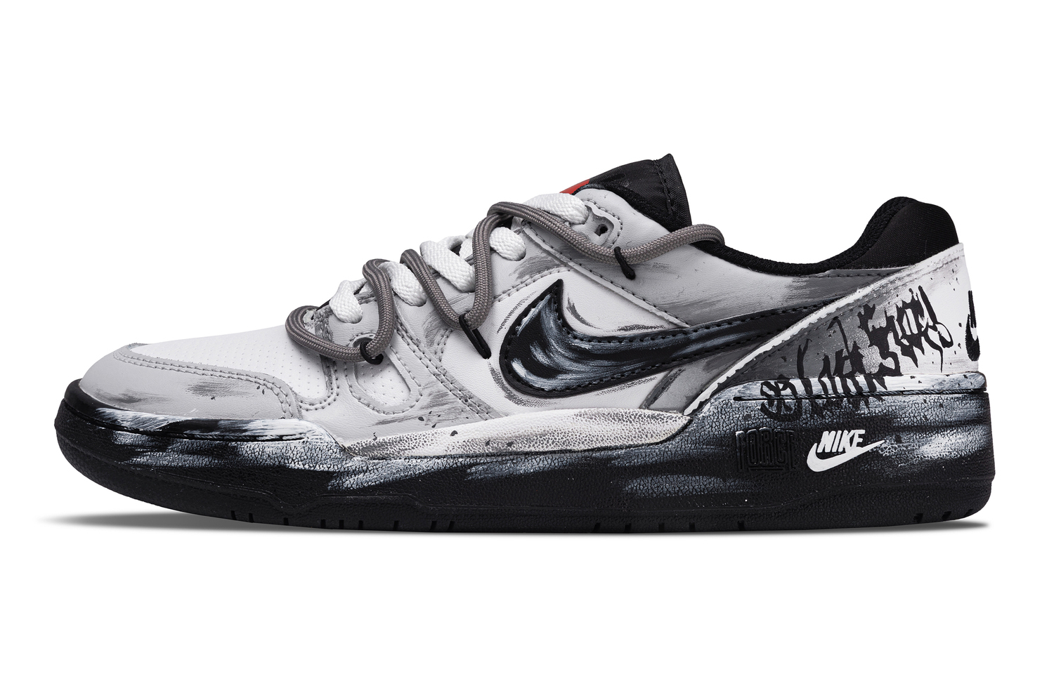 

Полноразмерные gothic arts, cool innovation space устойчивые к истиранию низкие кроссовки для скейтбординга мужские Nike, светло-серый