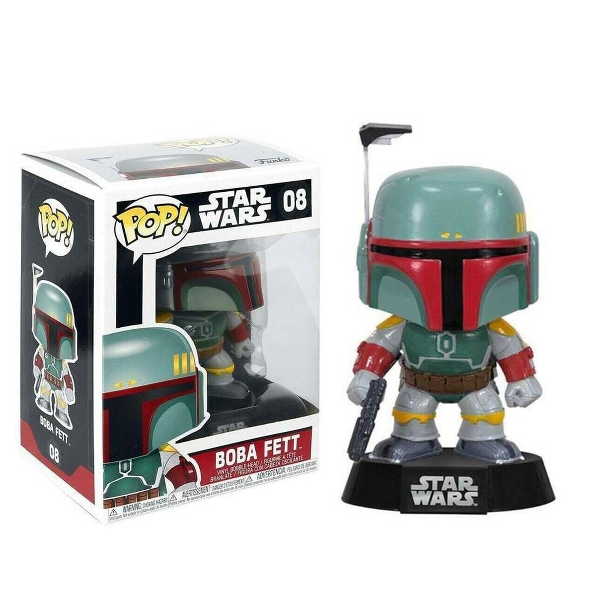 

Funko POP! Звездные войны, коллекционная фигурка, Боба Фетт, 08 лет