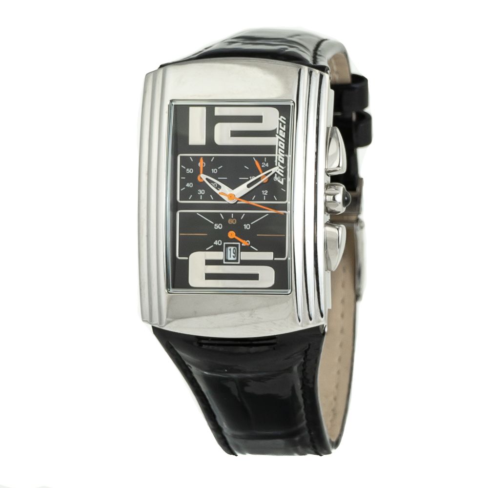 

Часы Chronotech LeatherWatch, черный