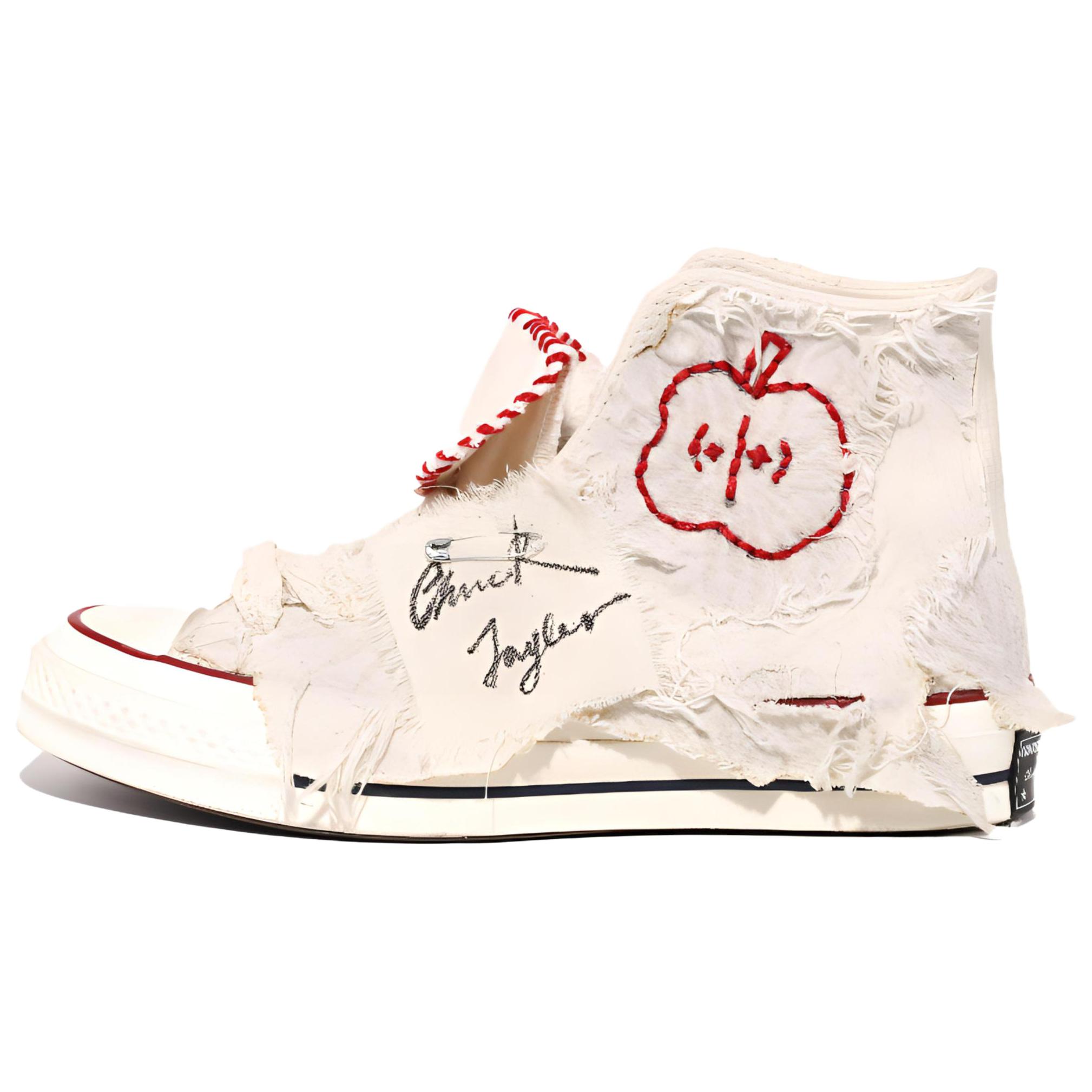 Converse Высокие парусиновые туфли Chuck 70 унисекс цвета слоновой кости