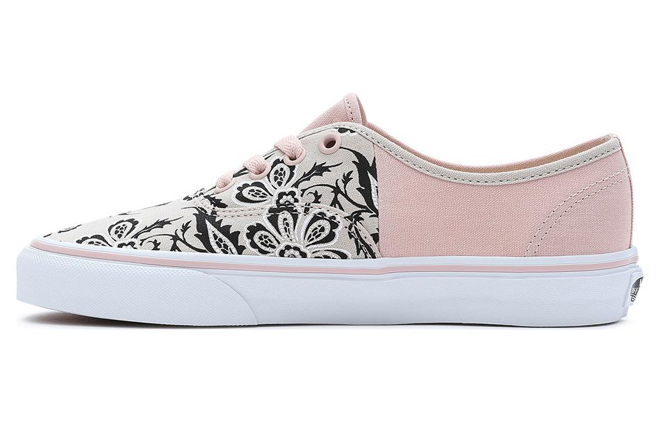 

Кроссовки Vans Authentic Skateboarding Shoes Unisex Low-top Pink, Black, Beige, розовый