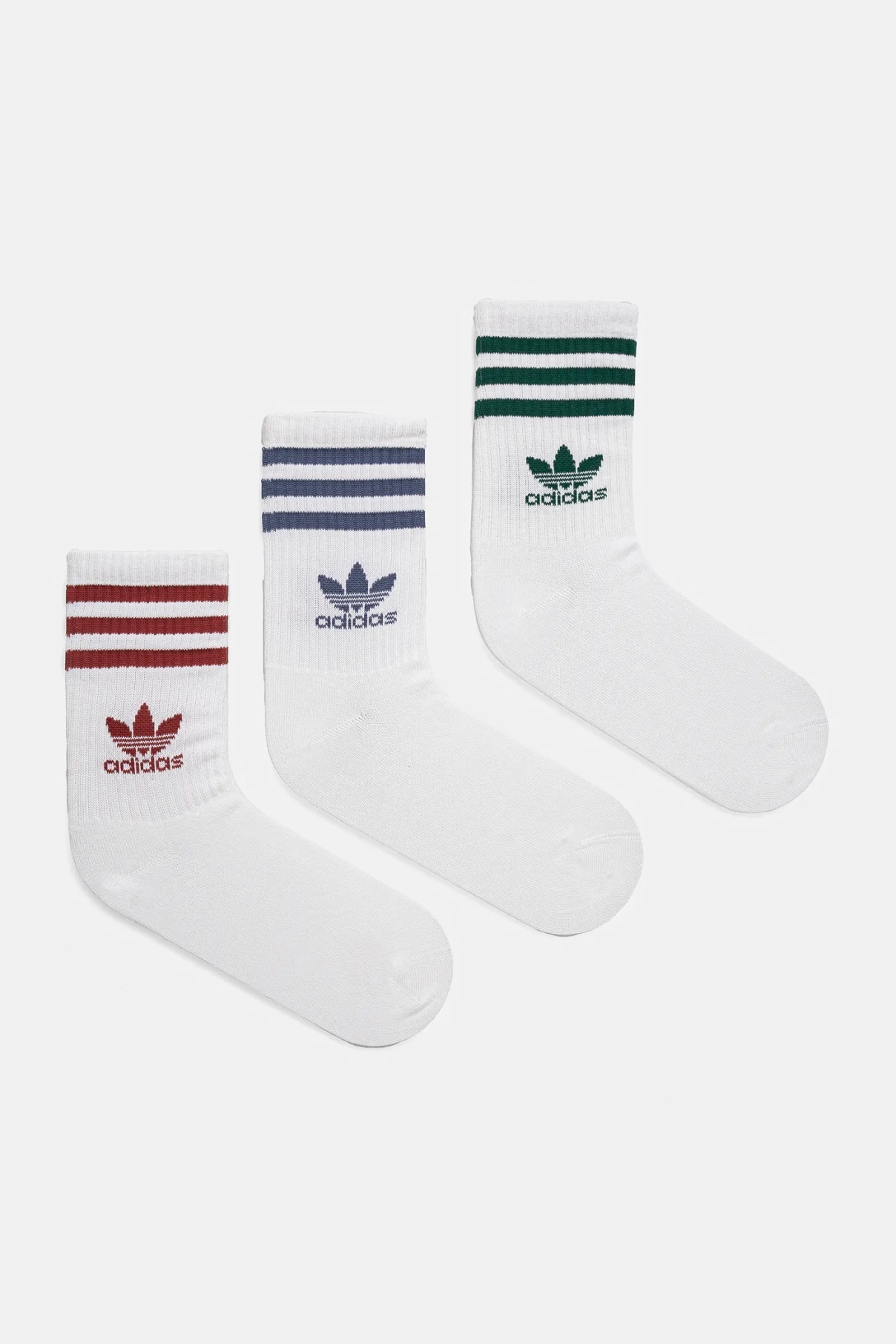 

Носки с 3 полосками, 3 шт adidas Originals, белый