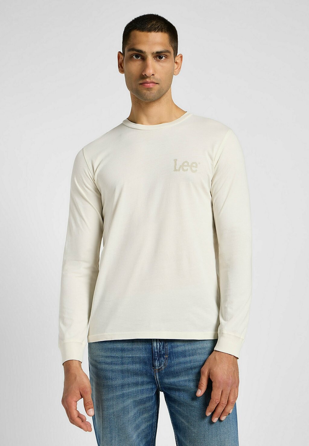 

Топ с длинными рукавами LS WOBBLY LOGO TEE Lee, молочный
