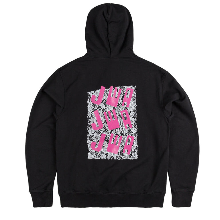 

Худи jwa lace back panel hoodie Jw Anderson, черный