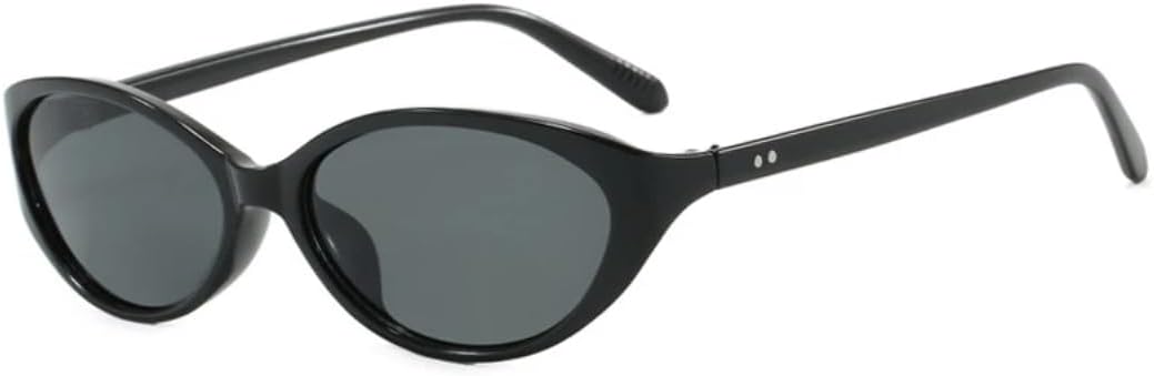 

Солнцезащитные очки в стиле ретро с заклепками "кошачий глаз" для женщин, защита от УФ-излучения UV400, модные сине-зеленые солнцезащитные очки для мужчин SZVVBKK, Black Grey