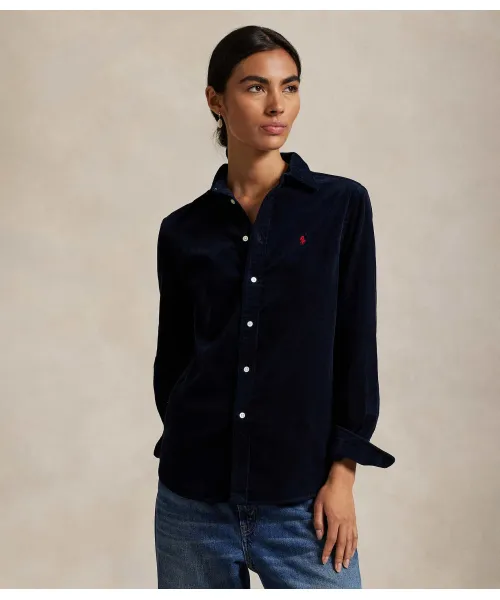 

Вельветовая рубашка Classic fit Polo Ralph Lauren, синий