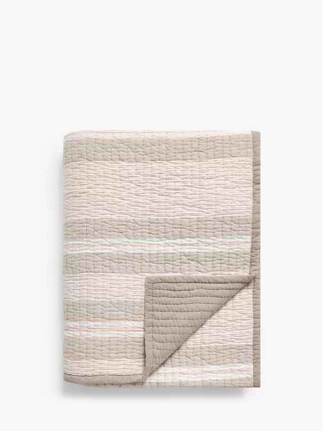 

Покрывало John Lewis Classic Quilted, цвет pale/pink
