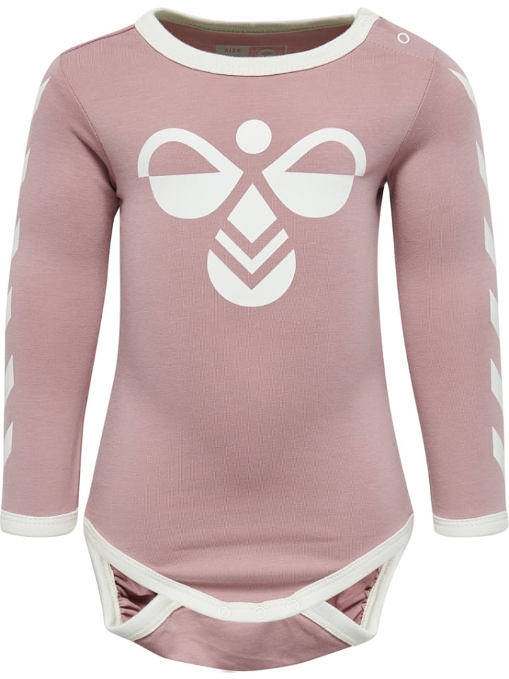 

Комбинезон для активного отдыха Flipper Longsleeve Bodystocking розового цвета Hummel