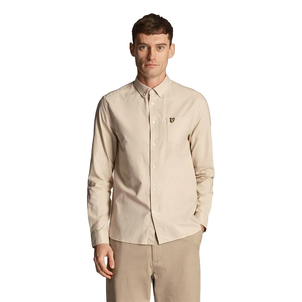 

Рубашка Lyle & Scott Regular Fit Lightweight Oxford, бежевый