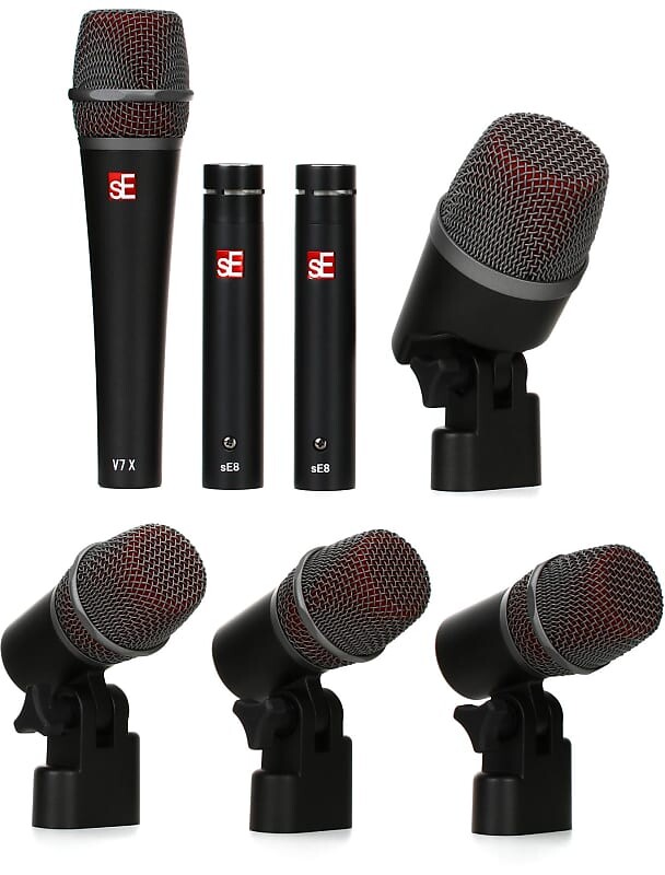 

Комплект барабанных микрофонов sE Electronics V PACK Arena Drum Microphone Kit