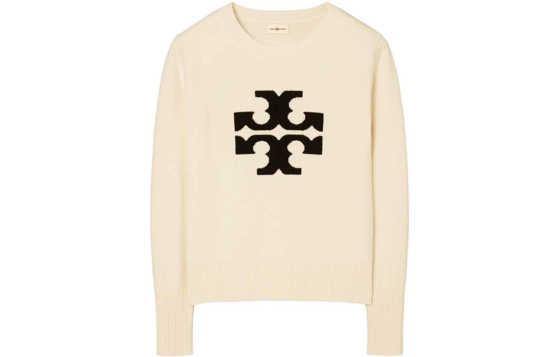 

TORY BURCH Свитер FW22 женский кремово-белый