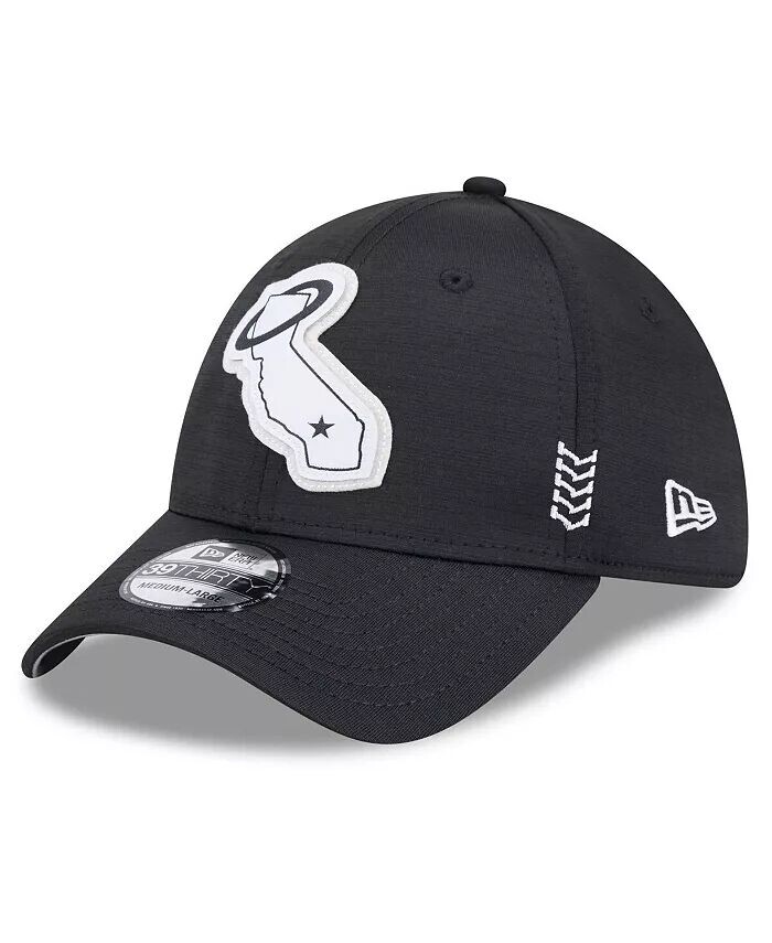 

Мужская черная бейсболка Los Angeles Angels 2024 Clubhouse 39THIRTY Flex Fit New Era