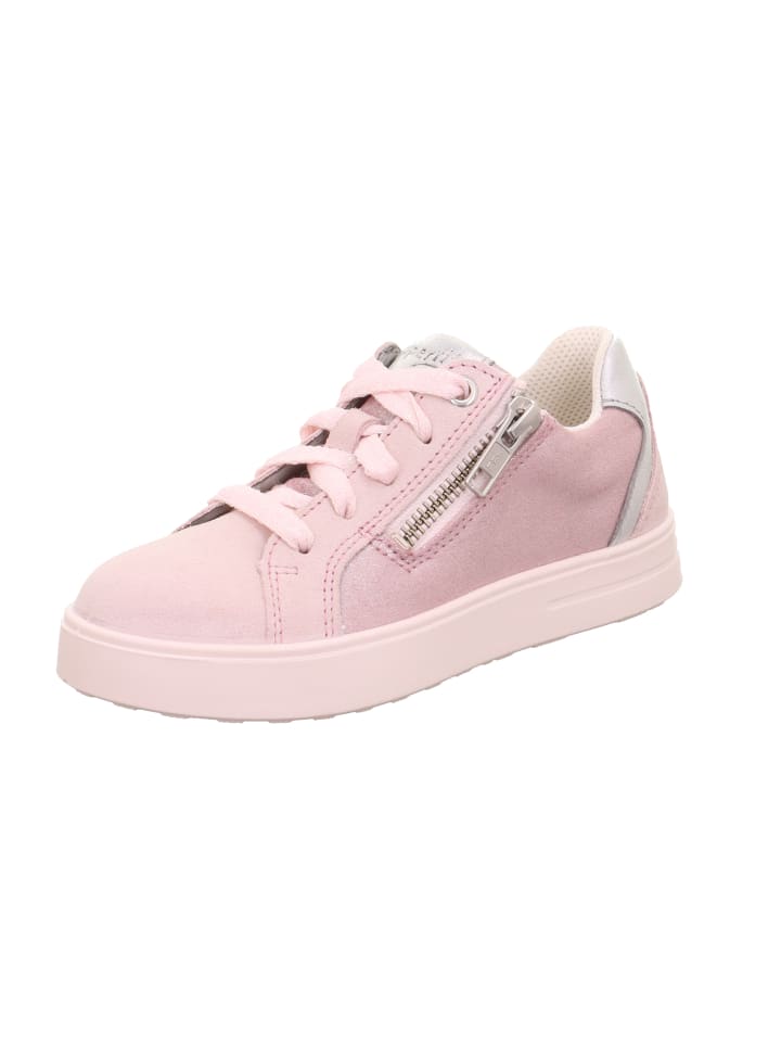 

Кроссовки на шнуровке superfit, цвет rosa/silber
