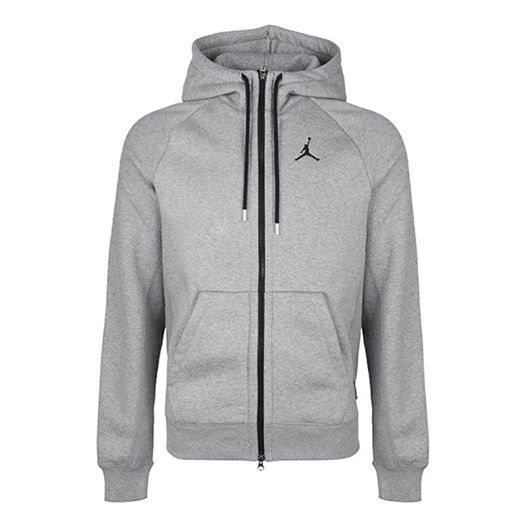 

Куртка Men's Air Jordan Hooded Fleece Lined Gray Jacket, серый