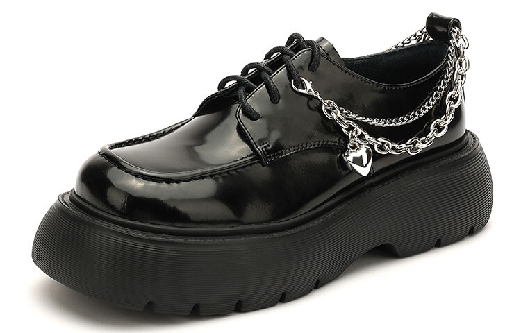 Туфли женские повседневные Candy Series Women's Casual Shoes Women's Low-Top Black Daphne Lab — фото 4