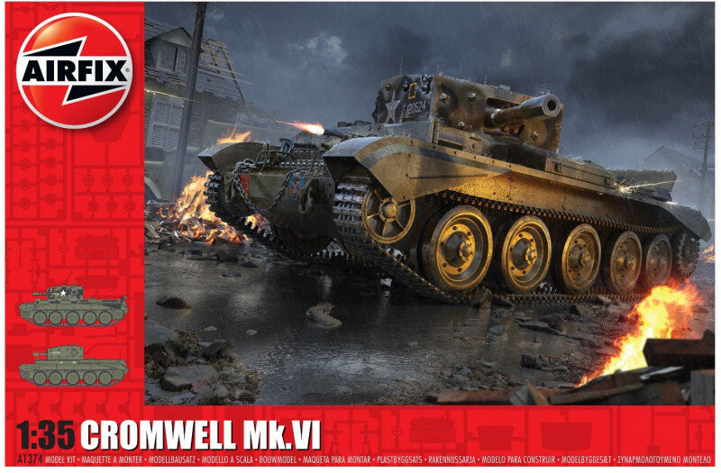 

Airfix, Cruiser Mk.VIII A27M Cromwell Mk.VIGXP-782274, Пластиковая модель