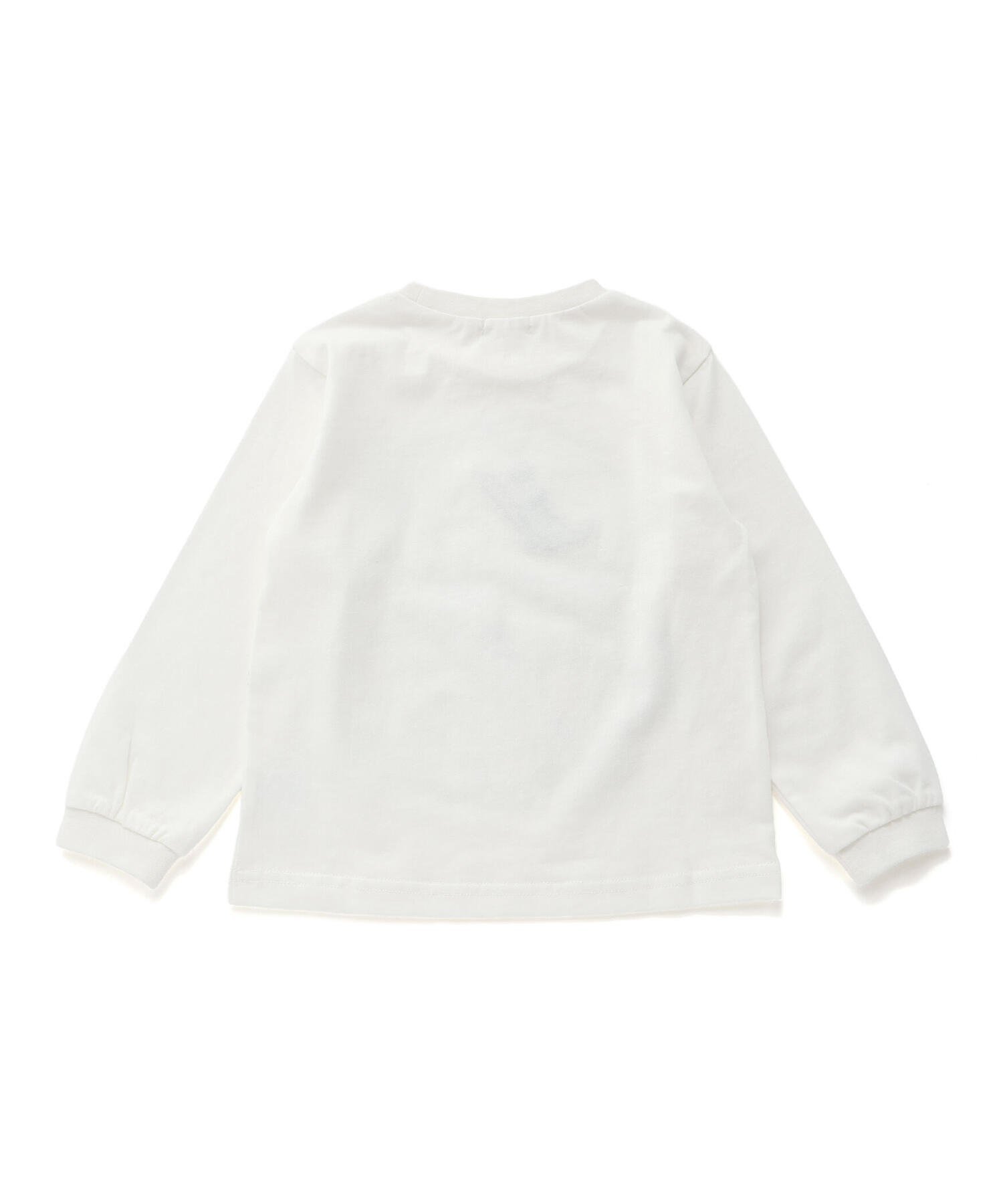 Футболка с длинным рукавом и принтом "Дорожная карта" (80~130 см) SLAP SLIP, Off white — фото 3