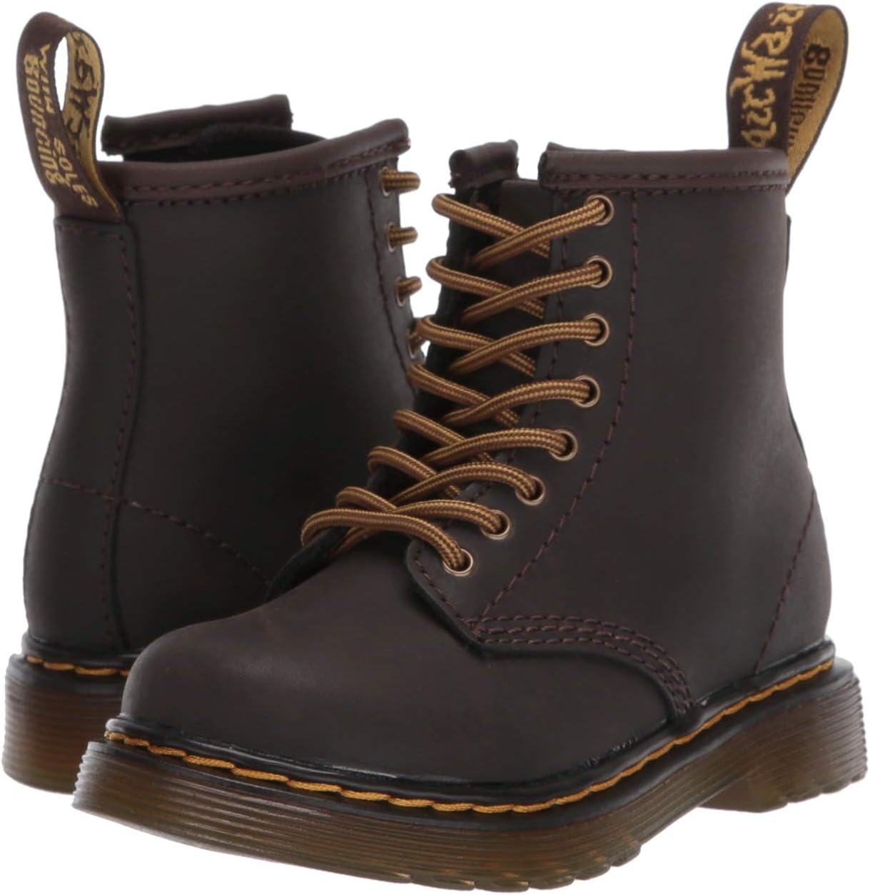 

Ботинки на шнуровке 1460 Lace Up Fashion Boot Dr. Martens, цвет Dark Brown Wildhorse Lamper