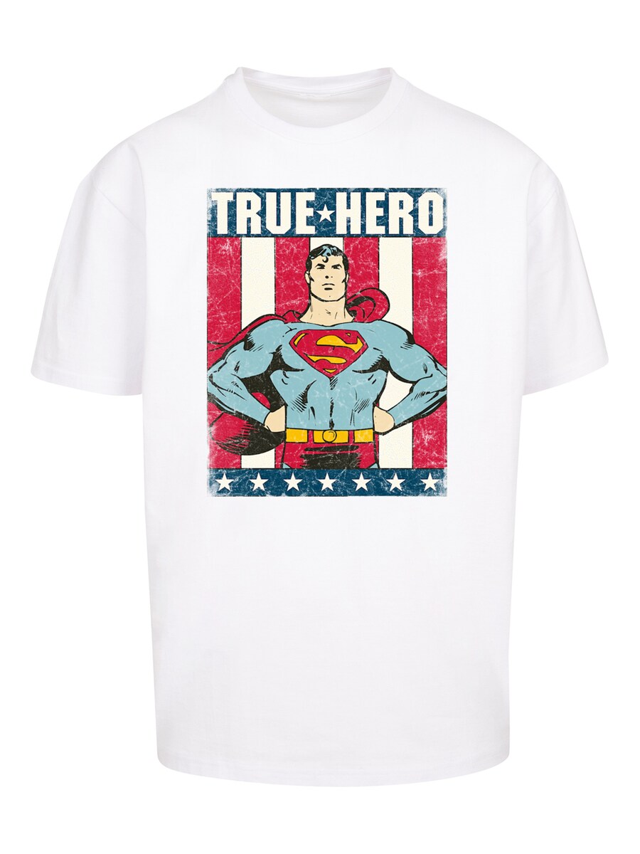 

Рубашка F4NT4STIC Superman Superheld True Hero, белый