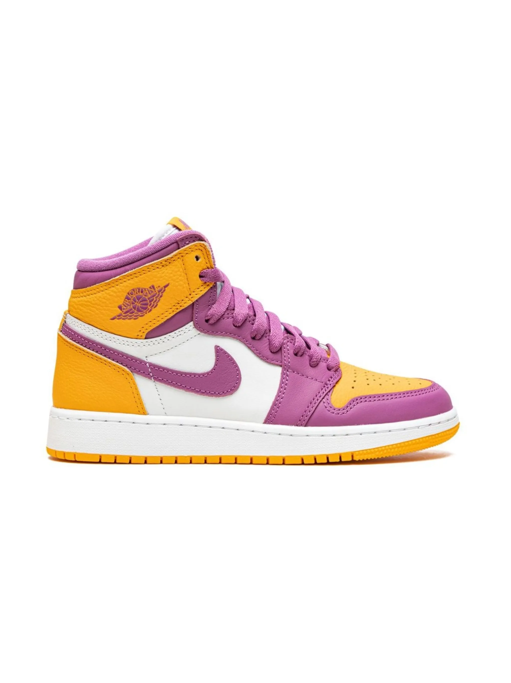Кроссовки Air Jordan 1 Retro High OG Brotherhood Jordan Kids, желтый — фото 2