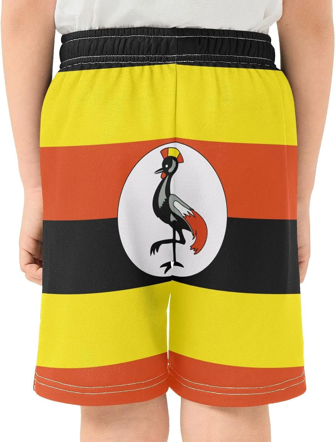 Детские шорты для активного отдыха GuoChe, цвет Flag of Uganda — фото 4