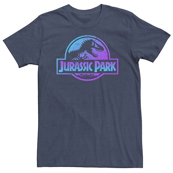 

Футболка Big & Tall Jurassic Park с сине-фиолетовым логотипом Fossil Licensed Character
