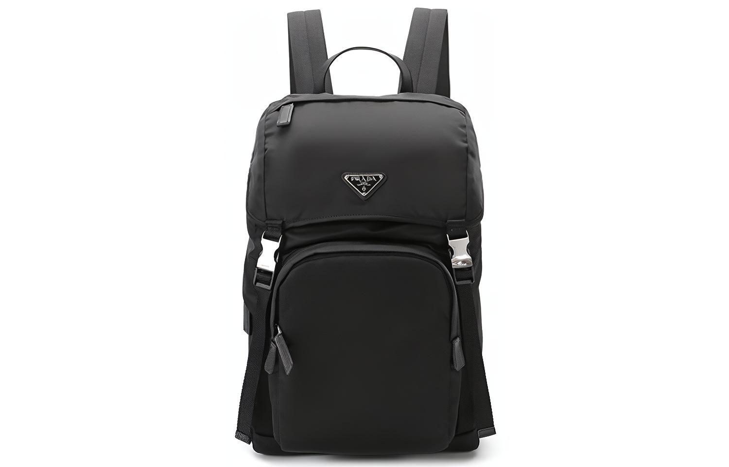 

PRADA Мужской рюкзак из переработанного нейлона Re Nylon, черный