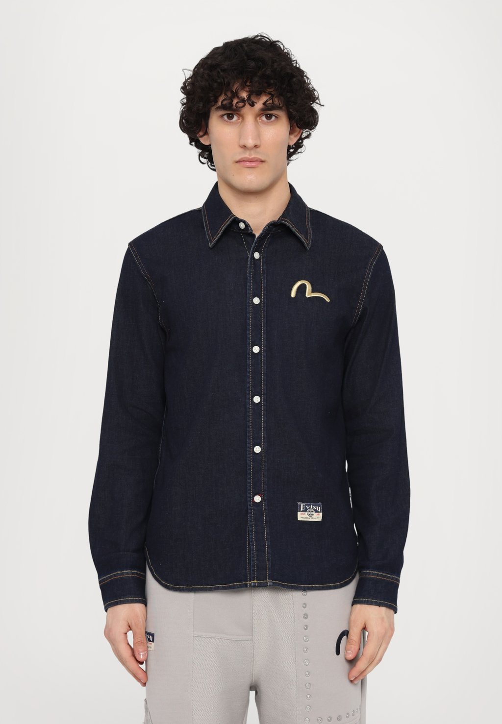 

Рубашка HAKUTAKU PRINTED SHIRT Evisu, синий