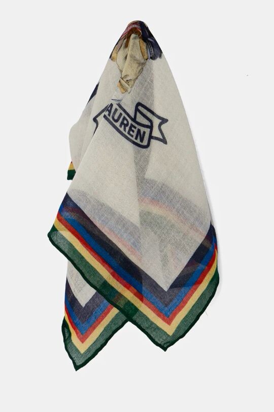 

Шерстяной шарф Polo Ralph Lauren, белый